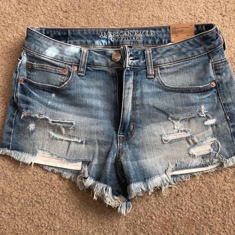 AE hi-rise festival shorts NWT